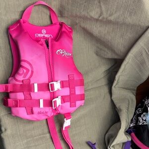OBrien Kids Swim Vest - Vibrant Pink